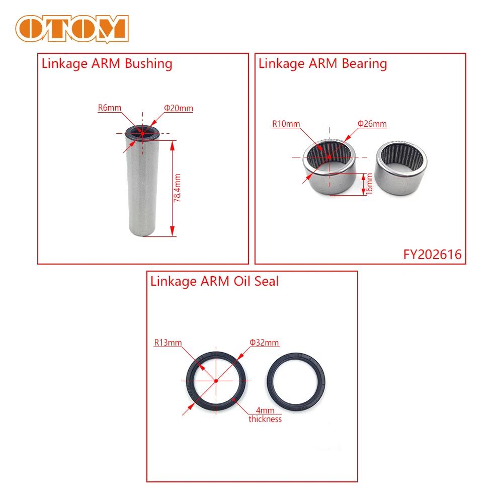 For KAWASAKI 06-18 Motorcycle Linkage ARM Triangle Lever Bearing Oil Seal Bushings Kit KX250F KX450F KLX450R Maintenance Kit