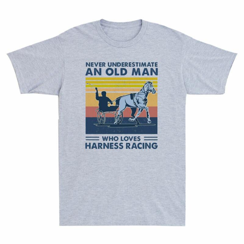 Unisexs Old Tshirt Never Who An Underestimate Vintage Harness Unisex Loves Racing