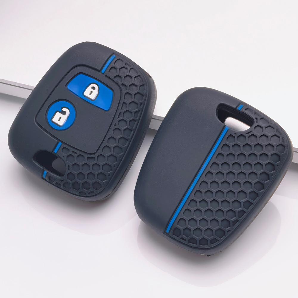 Honeycomb Car Key Cover for Peugeot 107 108 206 207 307 308 Citroen C1 C2 C3 C4 C5 Saxo Xsara Honeycomb Texture Racing Stripe Key Shell Accessory