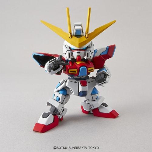 BANDAI SPIRITS SD Gundam EX Standard Gundam Build Fighters Try Try Burning Gundam Color-coded Plastic Model