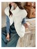 DIMANAF 2025 Women Parkas Plus Size Vest Coats Jackets Short Sleeveless Outerwear Thick Warm New Autumn Winter