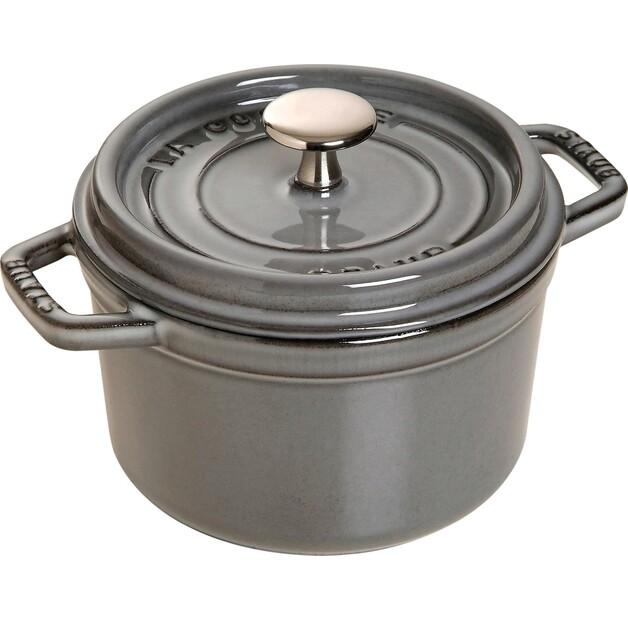 

Кокотница Zwilling Staub круглый 14см графит серый 800мл (40509-475-0)