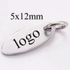 20pcs/lot Stainless Steel Customize Logo Tags Charms for DIY Jewelry Making Personalized Name Logo Disc 3 Colors