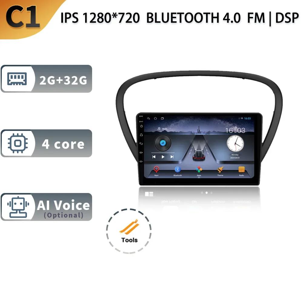 

Android 13 автомобильное радио беспроводной Carplay для Peugeot 607 2004 -2010 5G стерео мультимедиа GPS навигация головное устройство экран CHINA