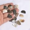 Natural French Tahitian Mother-of-Pearl Black Shell Top & Bottom Hole Pieces for DIY Jewelry & Clothing Accessories