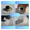 RV Plumbing Vent Cap Replacement Kit For 1 To 2 3/8 Inch Pipe, Includes Screws- For Trailers& Motorhomes