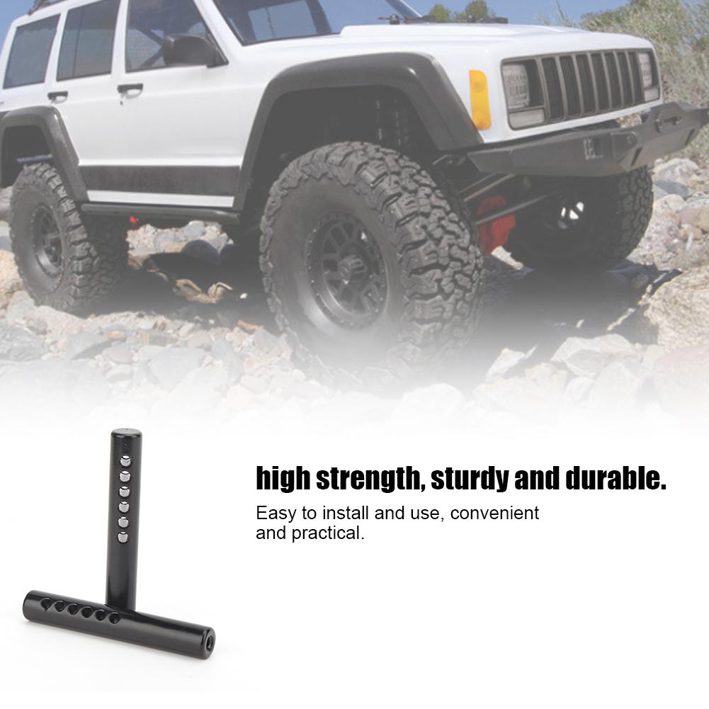 2Pcs Metal Front Back Bumper Mount Holder Support Frame Cylindrical for Axial SCX 110 RC Car