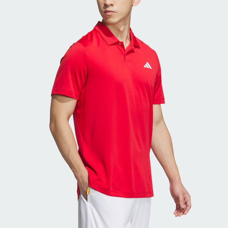 Adidas Heat.Rdy Tennis Polo Men Tops Red IV7582