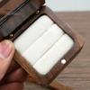 Wooden Ring Gift Box Portable Wedding Engagement Proposal Ring Storage Case Multifunction Bracelet Necklace Stud Earring Jewelry Display Holder