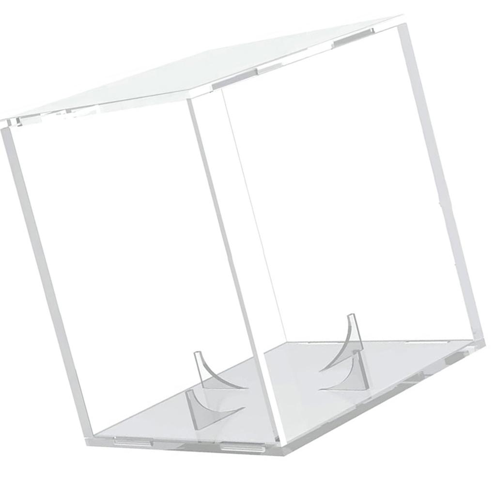 Clear Sports Baseball Holder Container with Stand Acrylic Football Basketball Storage Box Clear Basketball Display Case