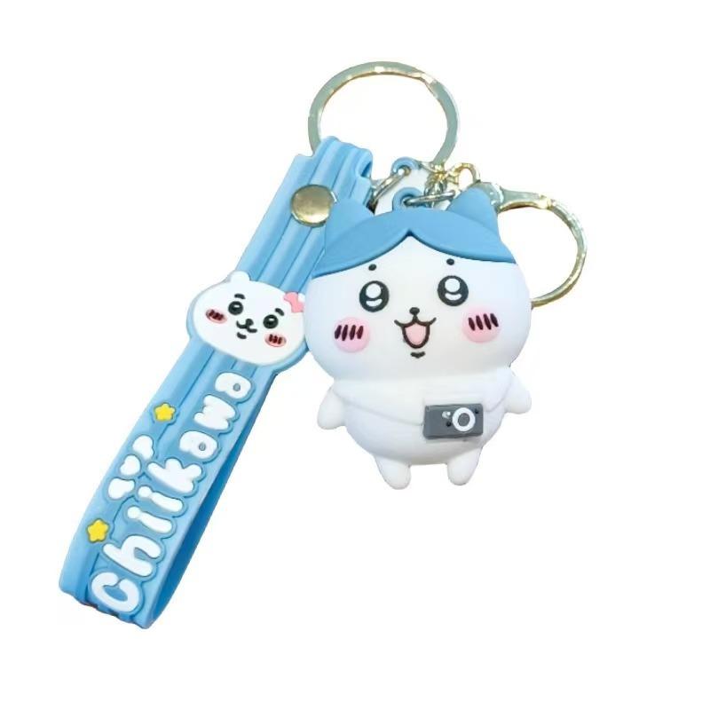 Chaveiro Jiyikawa de Desenho Animado Criativo Chaveiro Usaki Fofo Boneca Tridimensional de PVC Acessórios de Bolsa Masculinos e Femininos