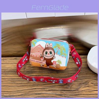 Cartoon Labubu Childrens Coin Purse With Waterproof Pu Material For Kids And Toddler Kindergarten Use