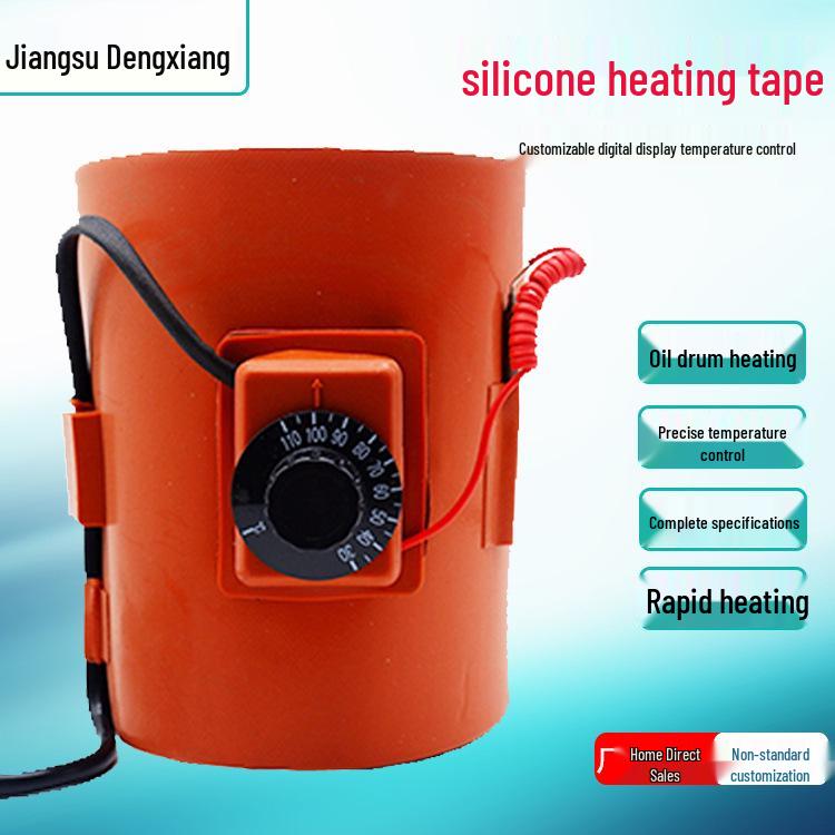 

200 л Силиконовый Изолированный Нагревательный Пояс для Газовых/Нефтяных Бочек с Цифровым Контролем Температуры 760*80 Temperature Control Knob