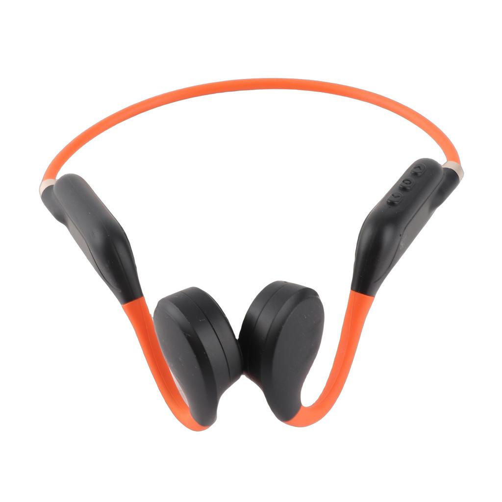 Bone Conduction Headphones IP56 Water Proof Noise Reduction Wireless Bone Conduction Headset with Mic for Outdoor Sports Daily Commuting