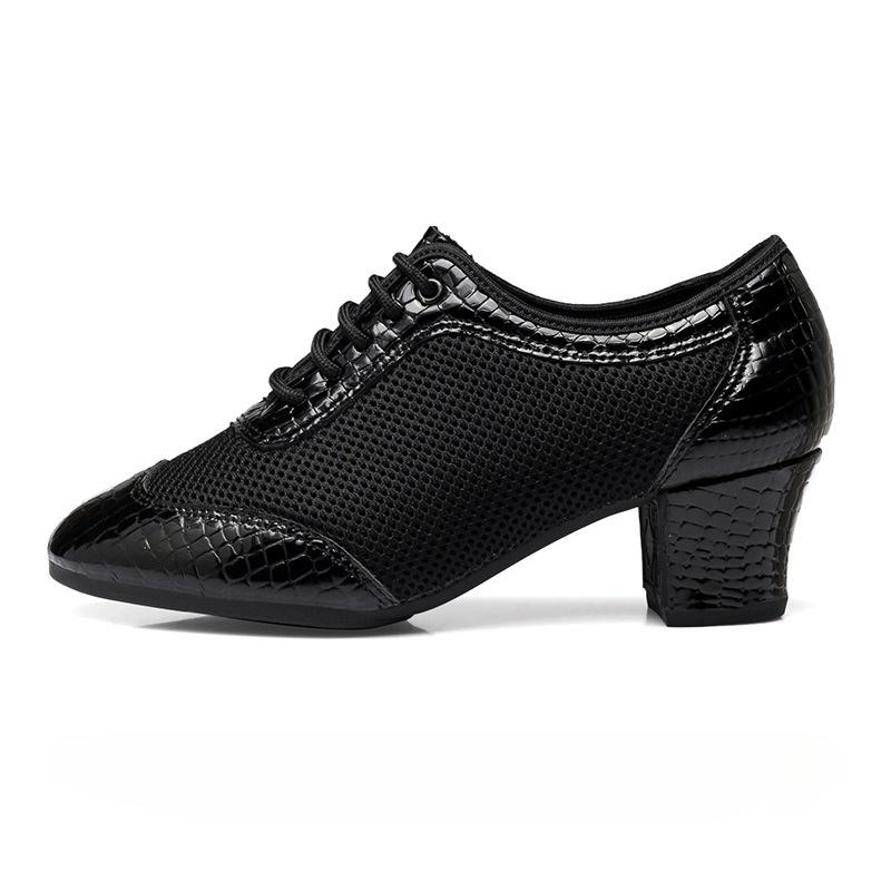 Modern Latin Suede Salsa Tango Ballroom Dance Shoe Breath Dance Shoes Sneakers For Woman Practice Shoe Modern Jazz Shoes
