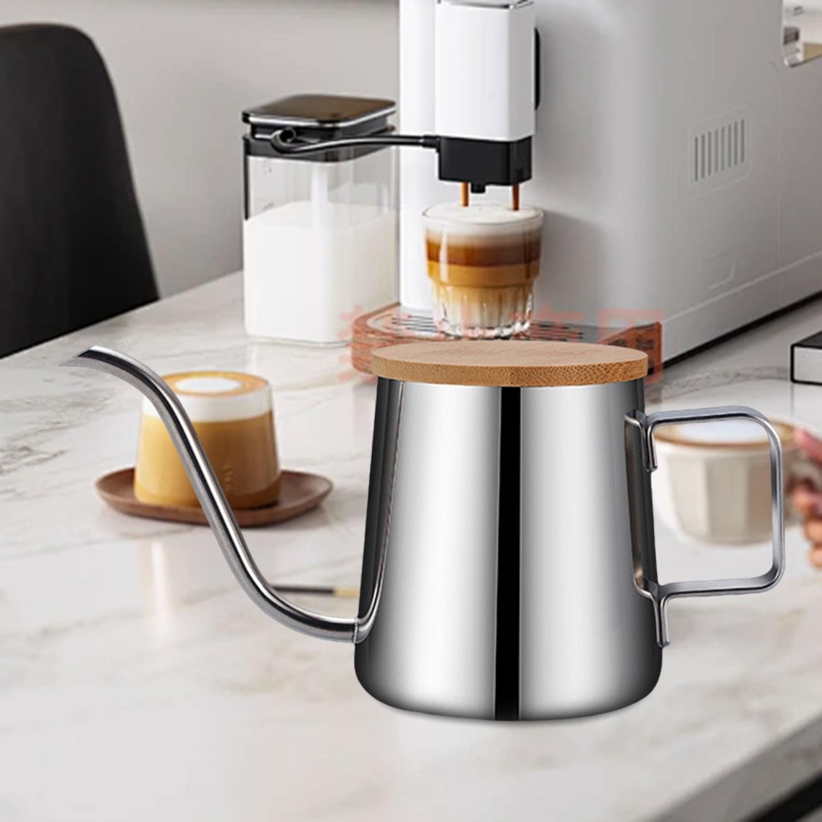 Чайник для капельного кофе 350 мл с длинным изогнутым носиком и ручкой Домашний чайник Кофеварка Кафе Чайники Чайник для пуровера