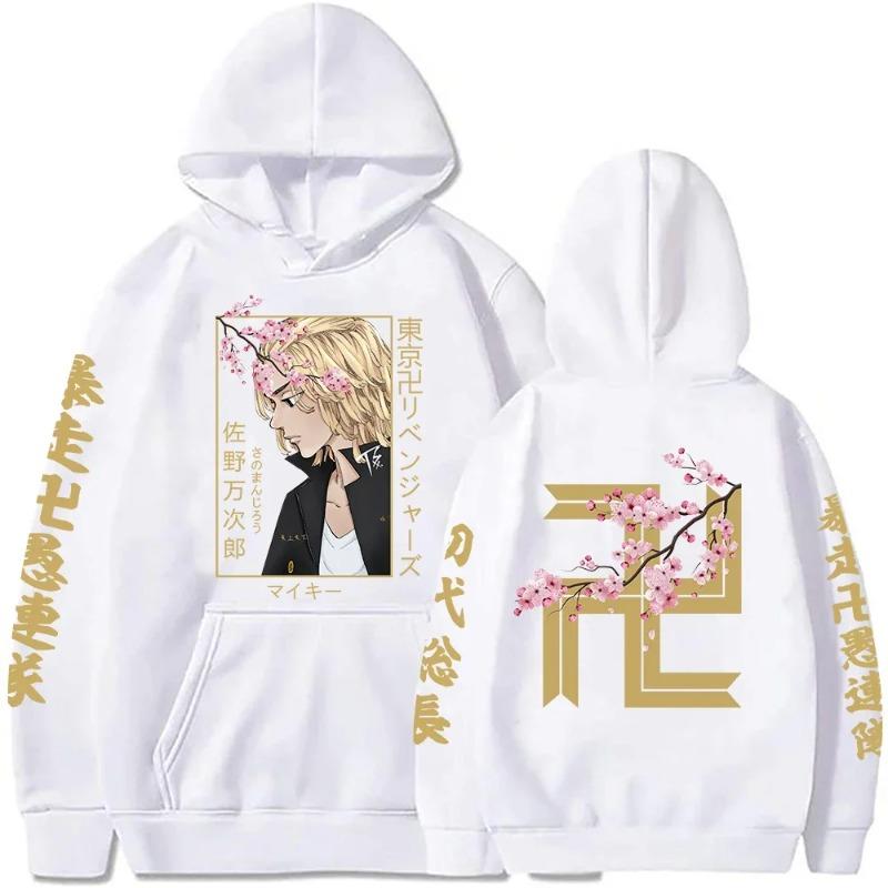 Tokyo Revengers Anime Sweatshirt Graphic Print Hoode Autumn Fleece Street Hoodies Casual Pullover Streetwear