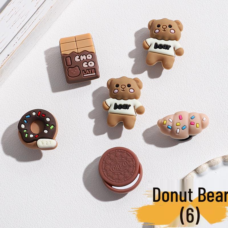 Декоративные подвески для женских кроксов в 3D-формате, сделанные своими руками - милые цветочные аксессуары для детей.