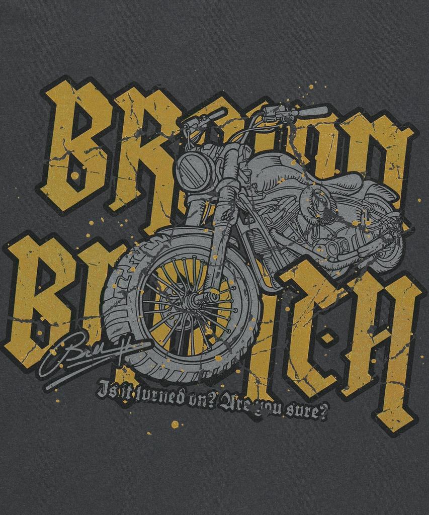 BROWNBREATH Bb Ringer Tee - Charcoal