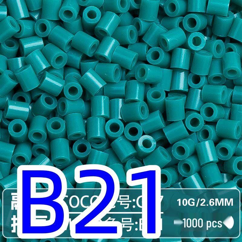 Perler Beads B Series Refill Pack 2.6mm EVA Fuse Beads for Children s DIY Handicrafts