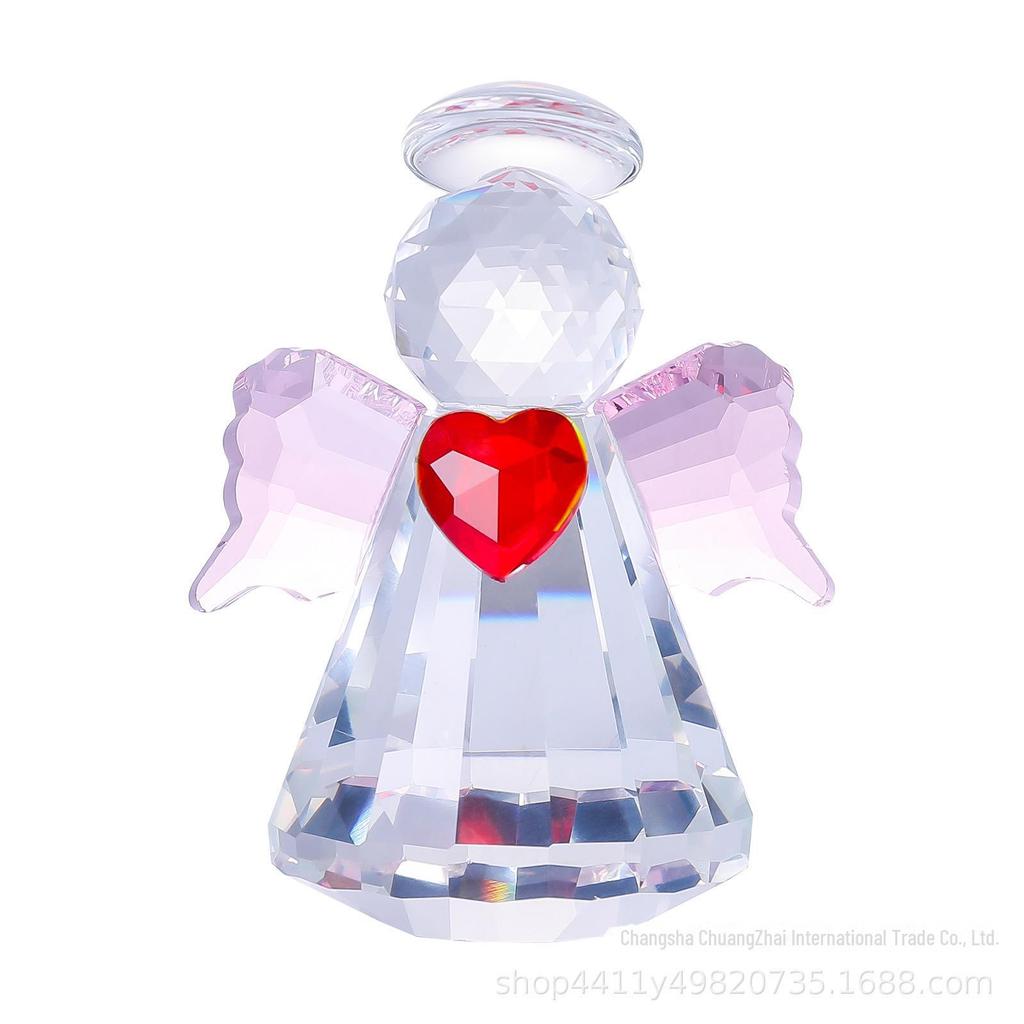Crystal Angel Ornament - Creative Gift for Birthdays and Weddings