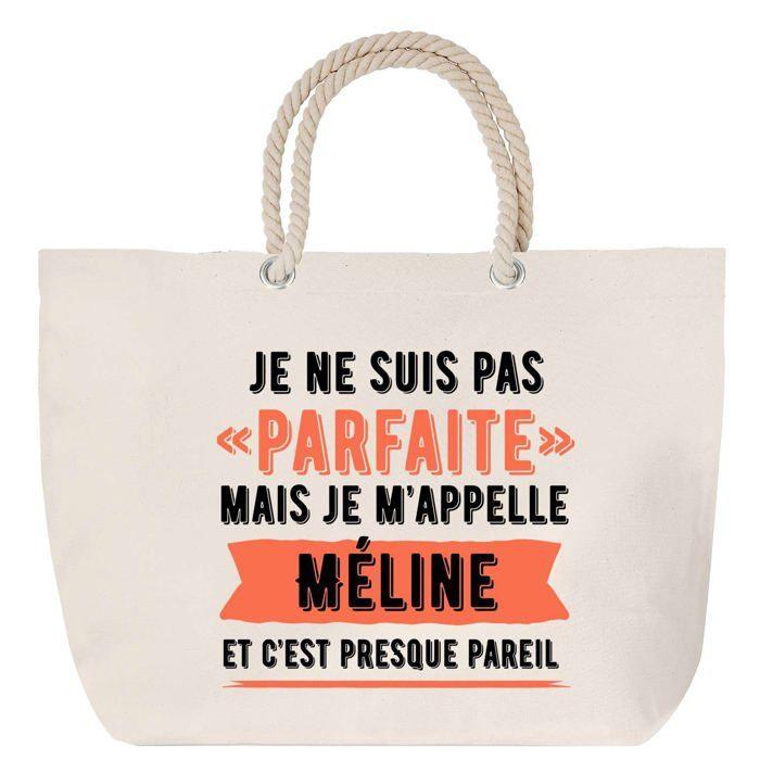 Sac de plage - PLANETEE - Méline - Anse corde - Grand format - Personnalisé
