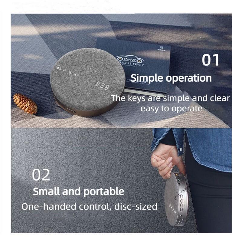 Portable Bluetooth CD Player DVD VCD MP3 Hifi With Speaker USB Vintage Music With Remote Control Stereo Home Study Walkman