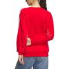 Adidas Originals FW24 CNY Year Of The Snake Limited Edition Solid Color Versatile Fashion Pullover Long Sleeve Sweatshirt Women Sweatshirt Red JL8424