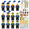 M8227 War of Independence 24 figurines phalanx children assembled small educational toy floor.