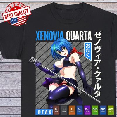 Xenovia Quarta High School DxD T-skjorte Estetisk Sexy Waifu Anime Jente Alle Størrelser