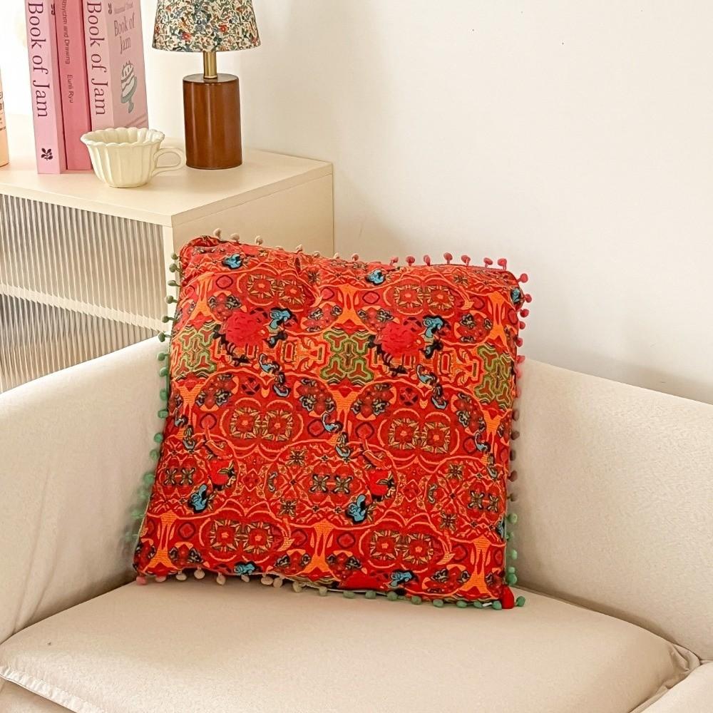 Retro Ethnic Style Cushion Super Soft Throw Pillows Household Decorative Cushion  Living Room Decor