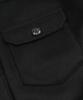 FRIZMWORKS Solid Wool Trucker Jacket _ Black