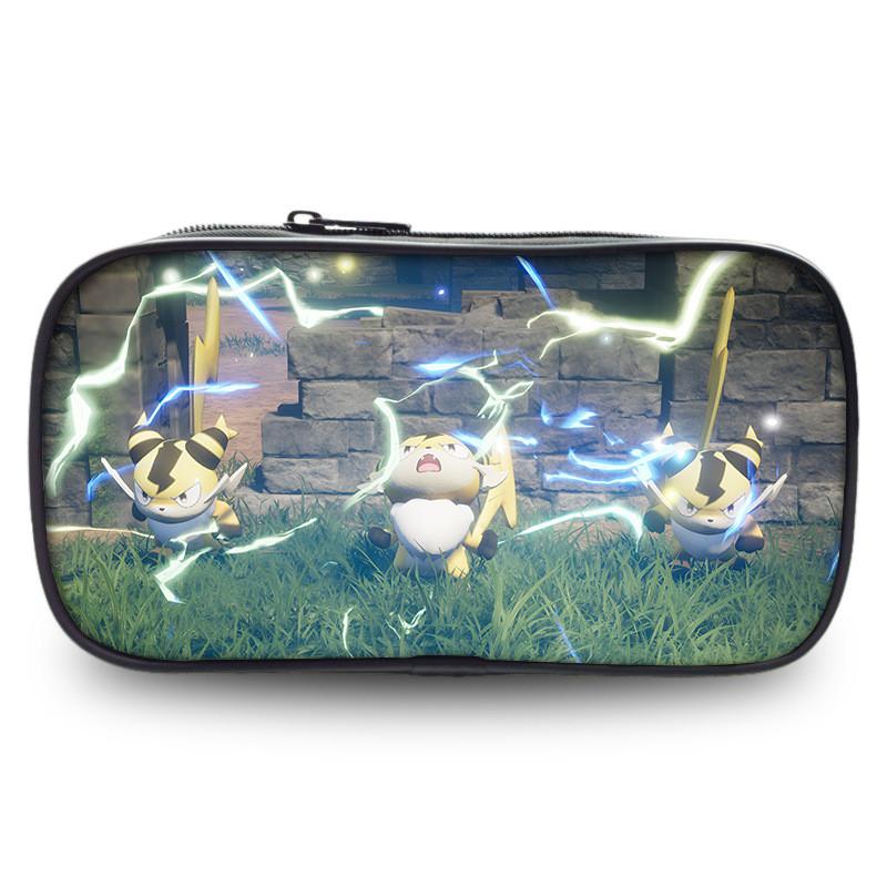 Trousse à crayons étudiante grande capacité Palworld Sac à papeterie élégant en polyester