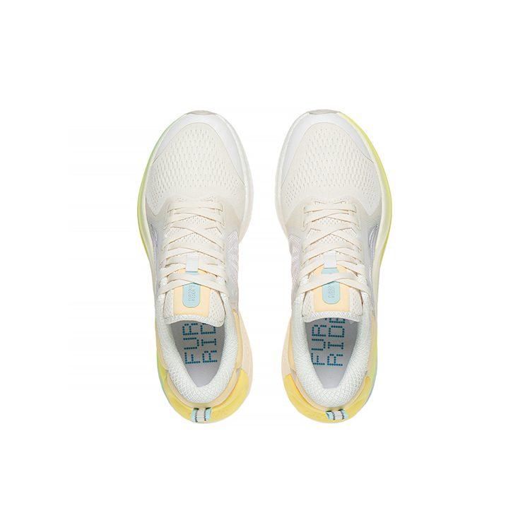 Li Ning Furious Rider 6.0 Support Low top Running Shoes Women's White Yellow ARZS002-14