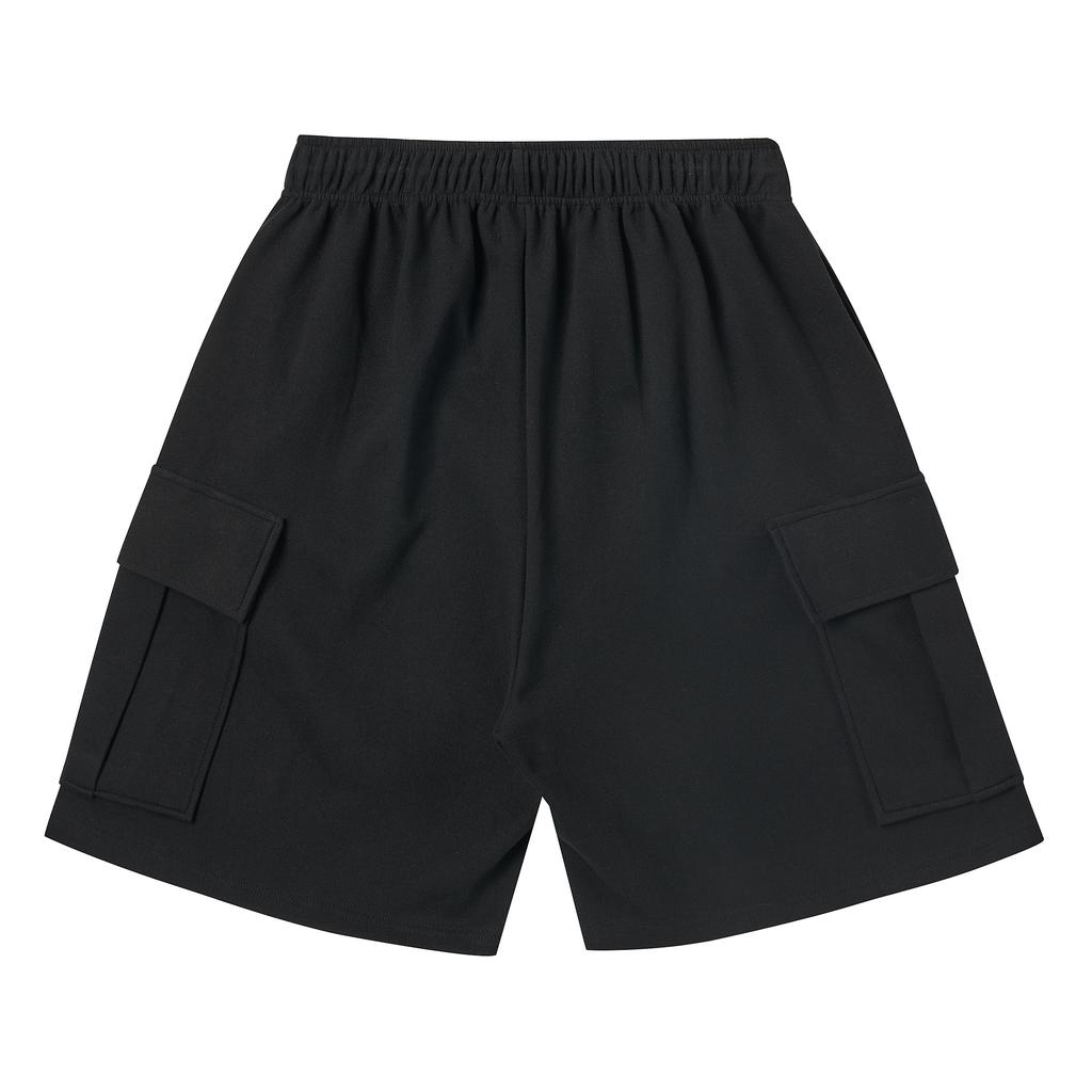 Akesi Cargo Bermuda Sweat Shorts Black