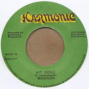

7inch Record WADADA Hit Song NONE Harmonic 1982 Jamaica Reggae Ska Dub Used