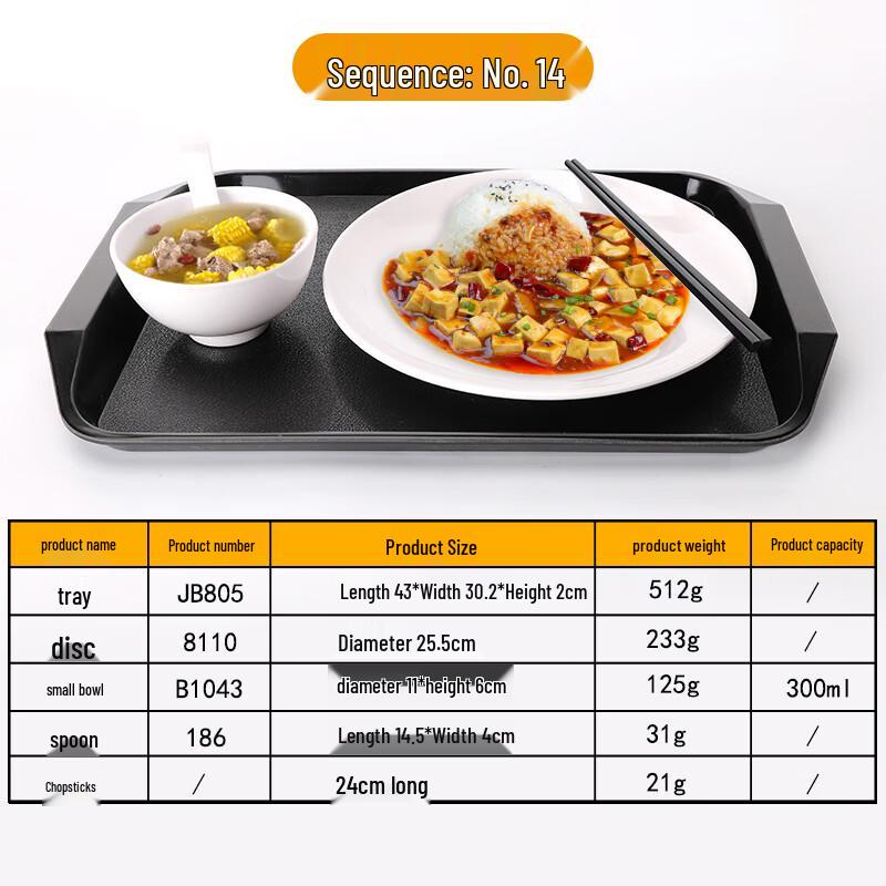 Melamine Restaurant Tableware Set