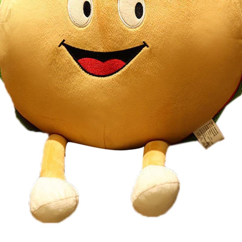 Hamburger Polštářek Víceúčelový Plyšový a PP Bavlna Zádový Polštář na Valentýna Narozeniny