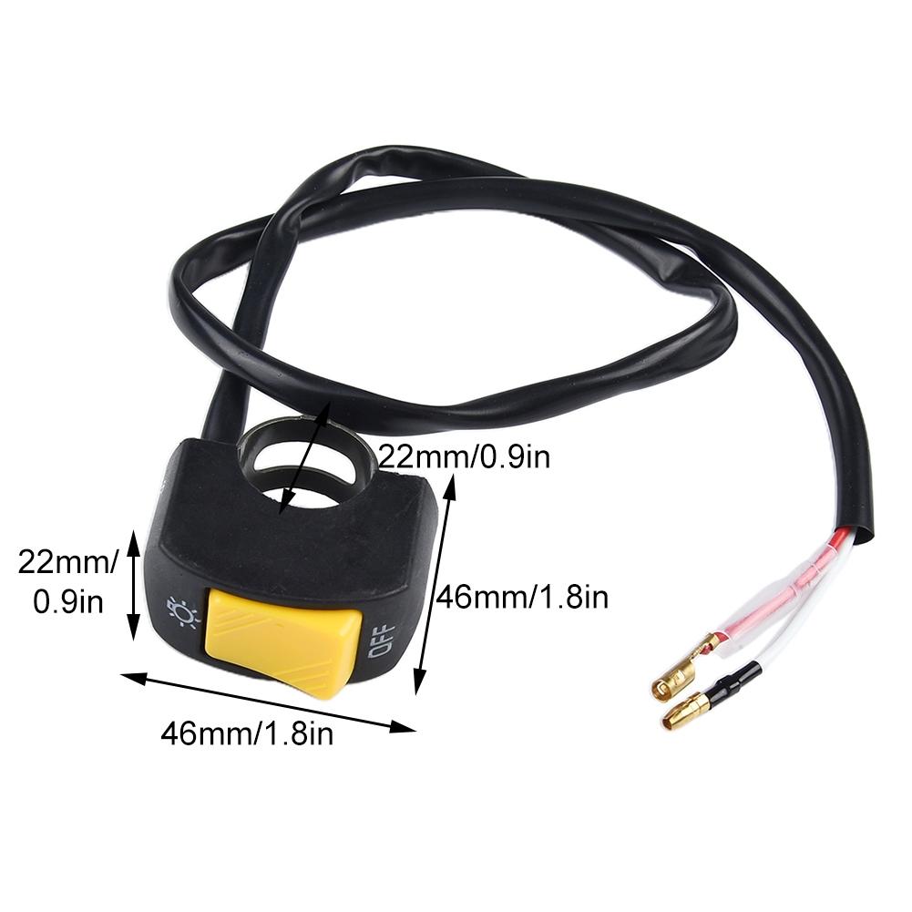 Motorcycle Light Handlebar Switch Headlight Switch Mount Dirt