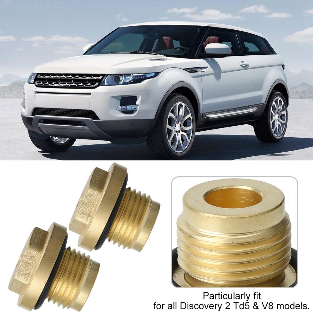 Brass Differential Plugs Drain Filler Set Replacement for Plastic Difficulty Easy Installation Proof Design 2 TD5 and V8 Includes