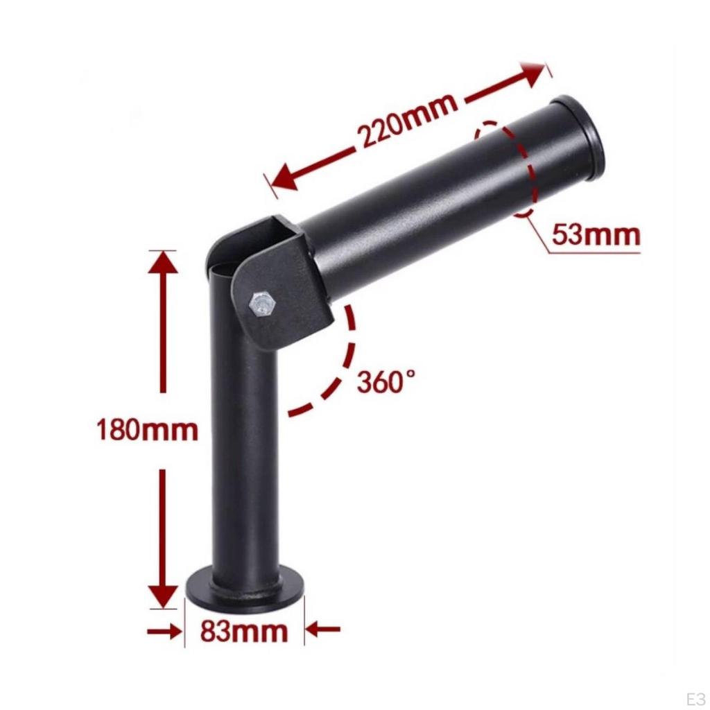 Barbell Bar Welded Fitness Equipment Single Hole Barrel
