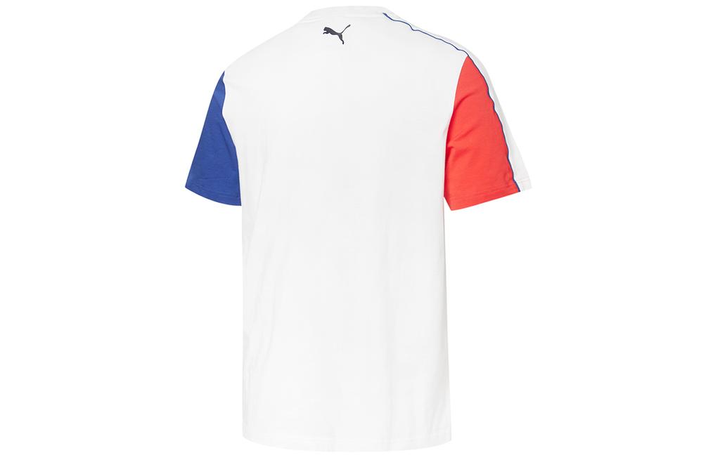 PUMA Decor8 T Shirts Men's White Crew Neck Moderate Straight Fit 532705-02