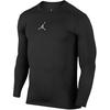 Logo Round Neck Pullover Long Sleeve T-Shirt Men Tops 685815-010