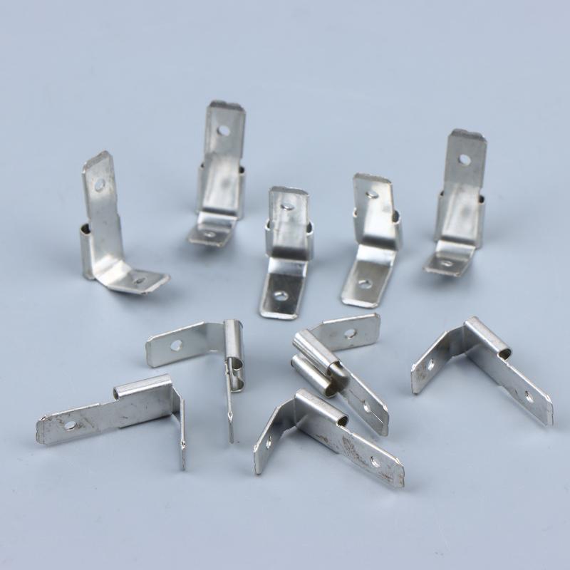 6.3 Mm Double Piggyback Spade Connectors Low Loss Terminal for High End Audio Equipment Wiring Reliable Endures Use