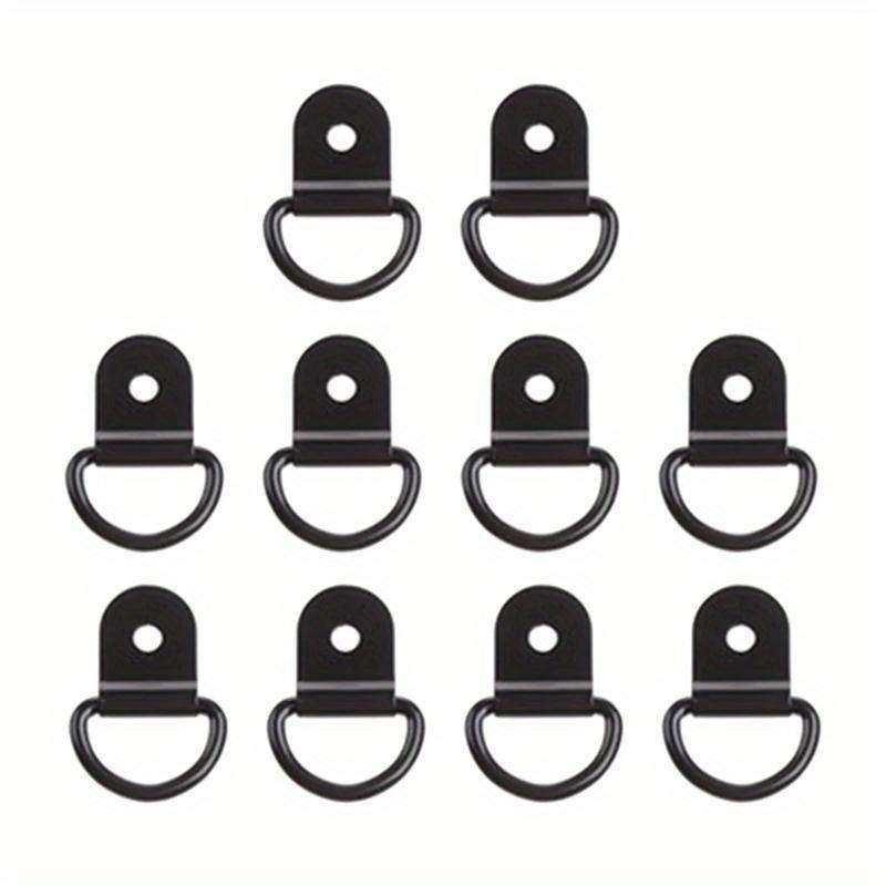 

20 шт./набор D-образные крепежные кольца из железа и нержавеющей стали, крепежные кольца для груза для автомобилей, грузовиков, прицепов, домов на колесах, лодок 20pcs