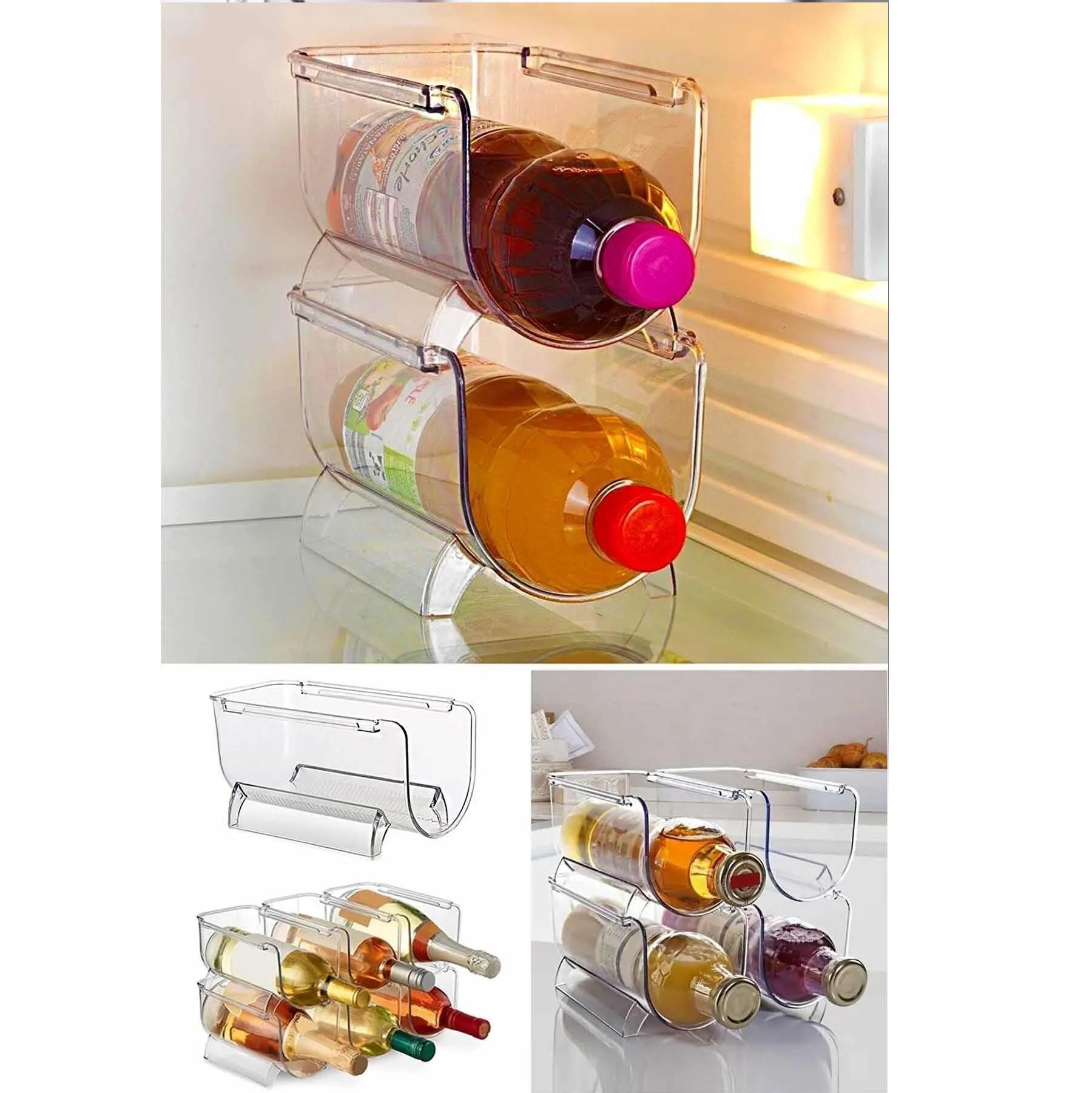 

4 шт Decobella полка для бутылок безалкогольных напитков для холодильника 4 Pieces