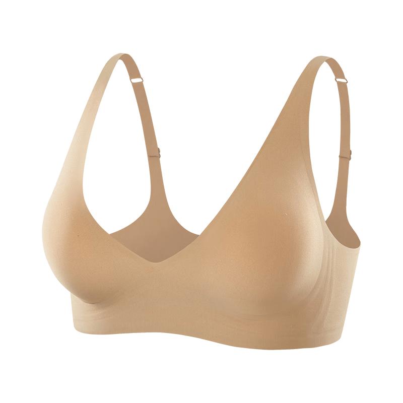 Sujiliangpin Seamless Wireless Push-up Bra