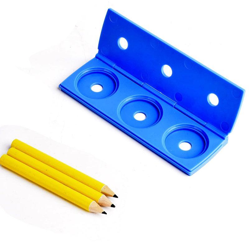 Safe Non-toxic Pencil Through Coin Magic Trick Props Fun Close Up Toys for Kids Small Stage Performance