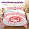 Olympiacos F.C Pattern Bedding Quilt Set Quilt Cover Pillowcase Home Decoration Birthday Gift (1 * duvet cover + 2 * pillowcase, without core)