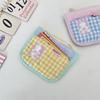 Cute Portable Coin Purse Multifunctional Lightweight Wallet Card Holder Zipper Small Storage Bag Students